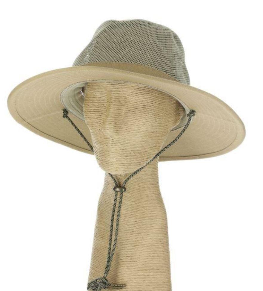 Stetson Canvas Aussie Hat |Saswach Khaki