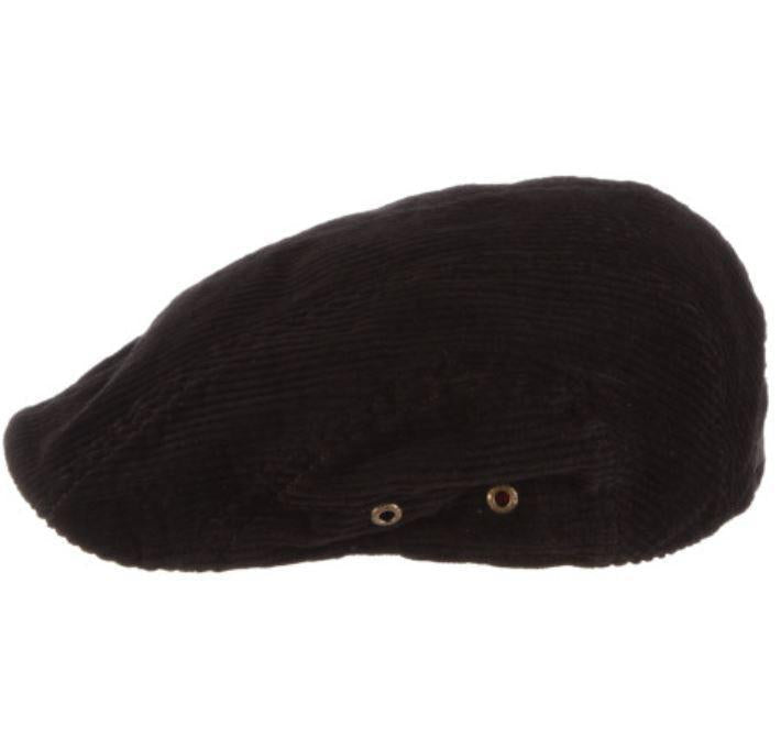 Stetson Corduroy Cotton Ivy Cap | Meter Black