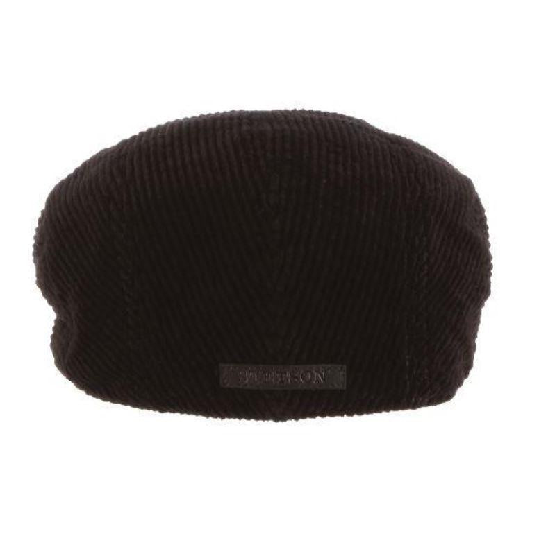 Stetson Corduroy Cotton Ivy Cap | Meter Black