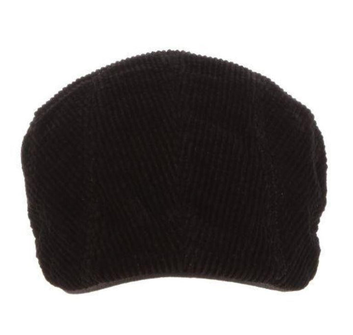 Stetson Corduroy Cotton Ivy Cap | Meter Black