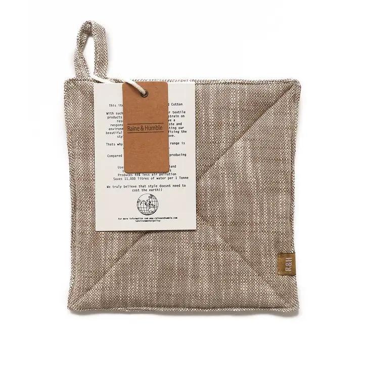 Chambray Trivet Potholder Stone