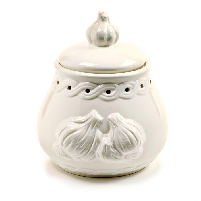 Stoneware Garlic Keeper