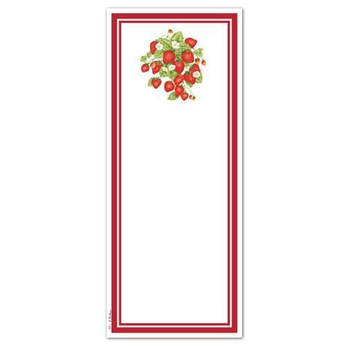 Strawberry Magnetic Note Pad