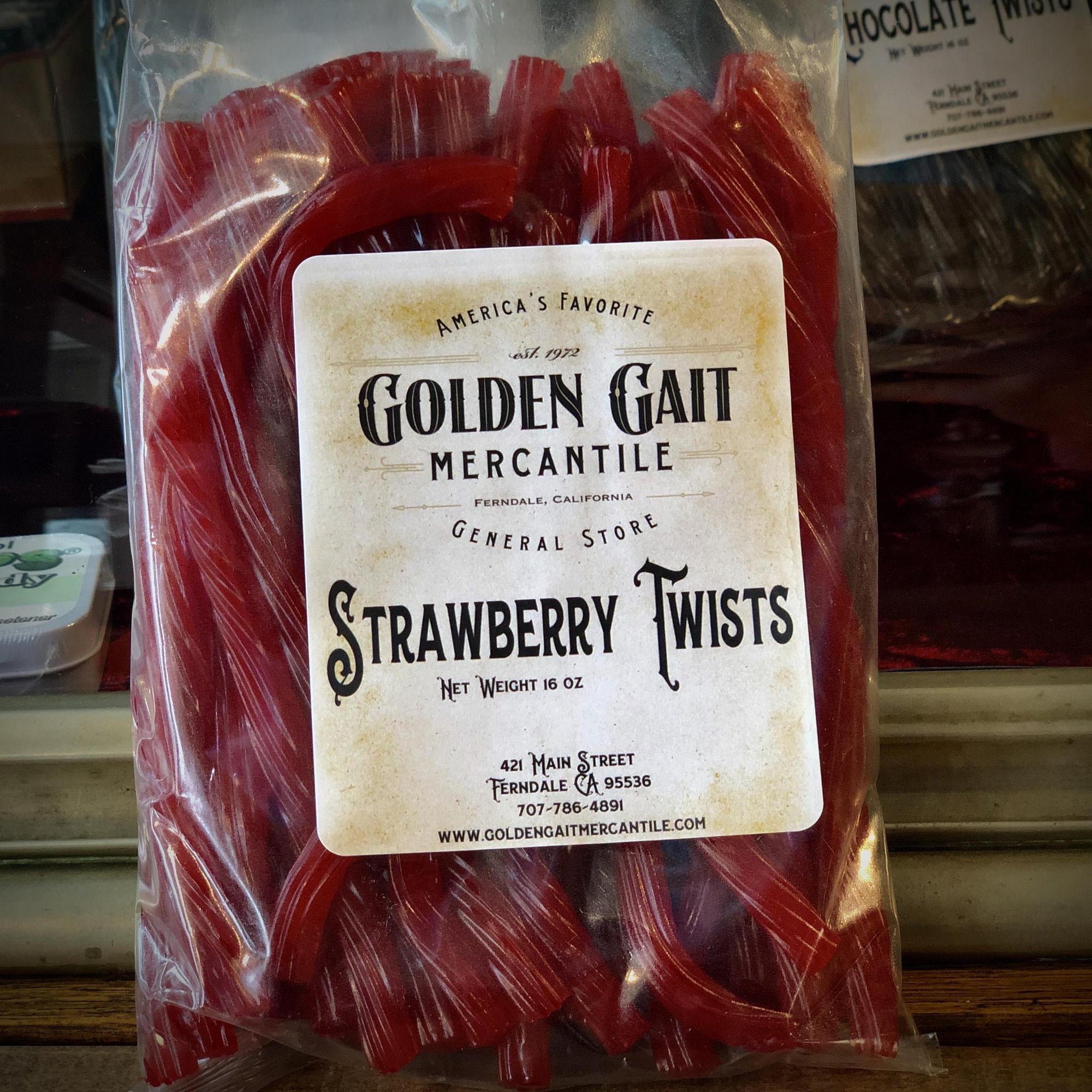 Strawberry Twists By The Golden Gait Mercantile