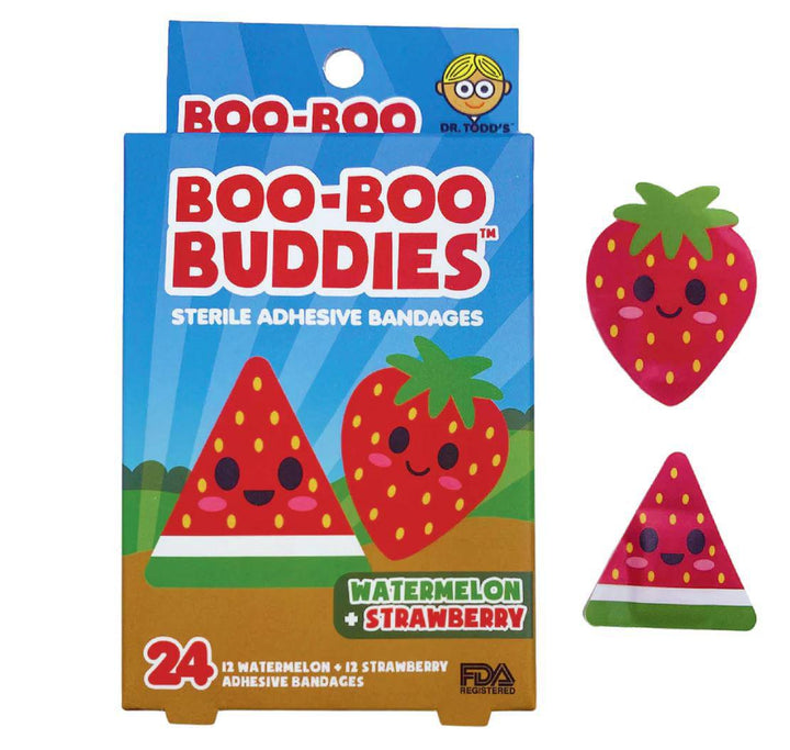Boo-Boo Buddies Bandages Strawberry & Watermelon