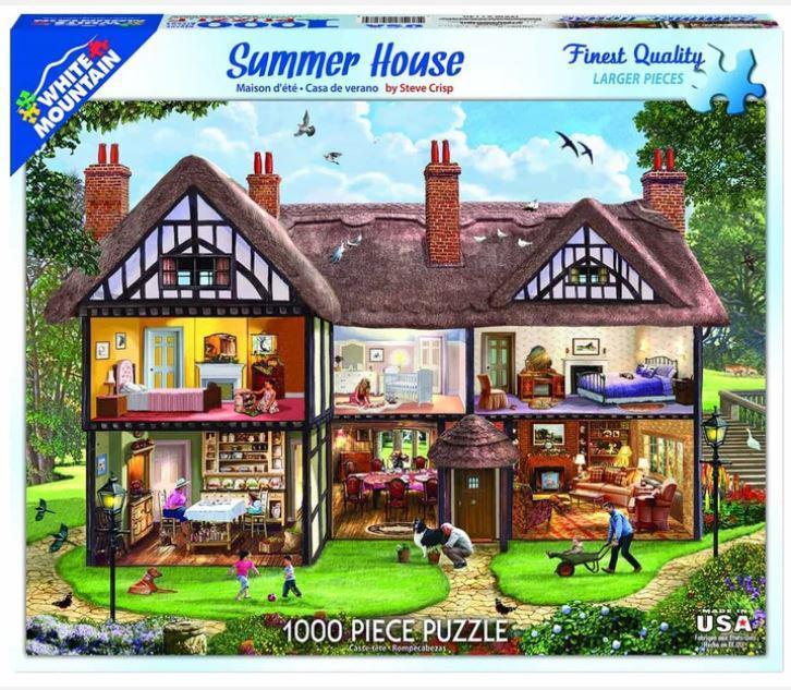 Summer House 1000 Piece Jigsaw Puzzle by White Mountain Puzzle