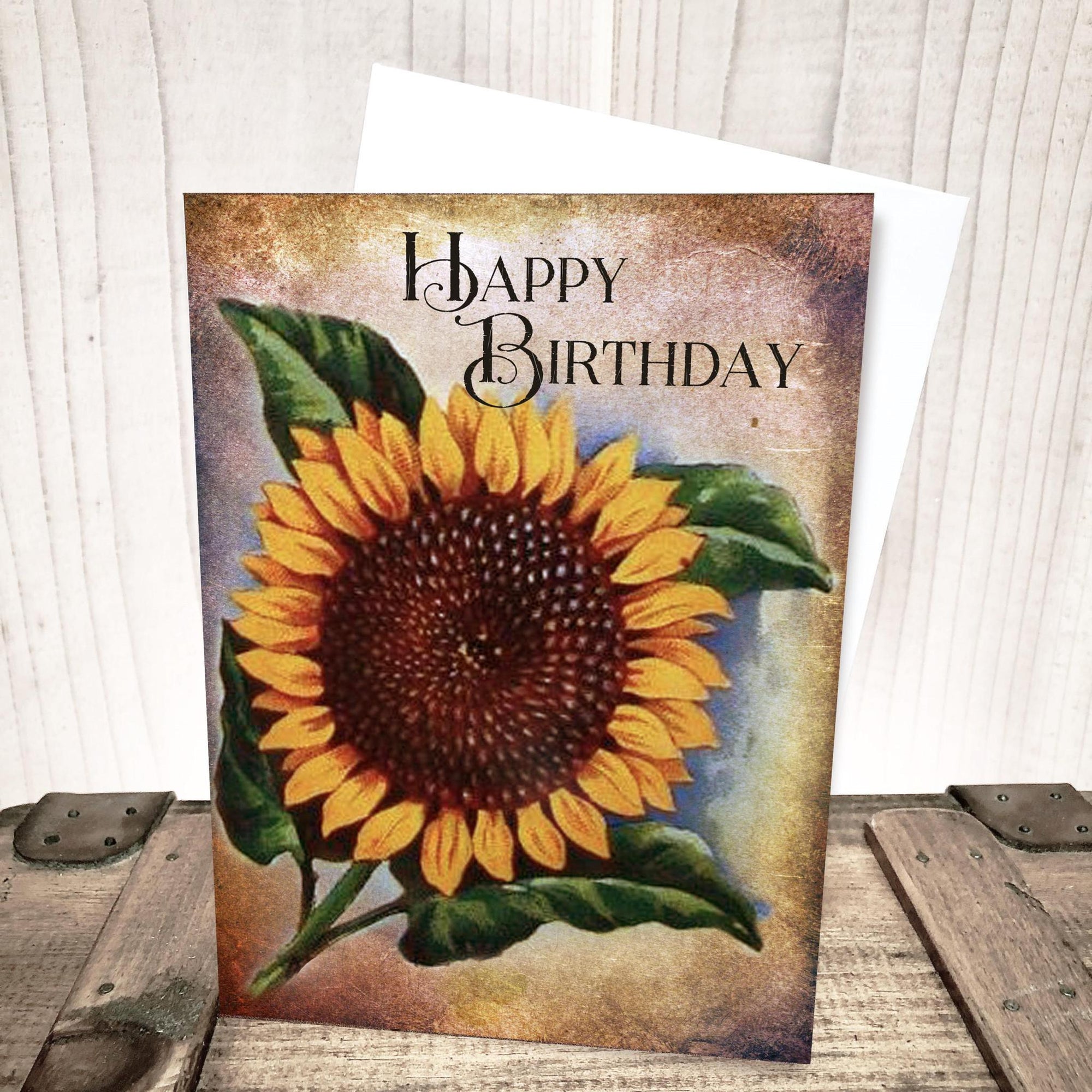Sunflower Birthday Card by Yesterday's Best