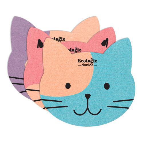 Swedish Sponge Cloth | Cats Set of Three