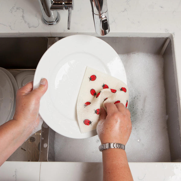 Swedish Sponge Cloth | Fly Away Ladybug