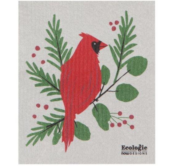 Swedish Sponge Cloth Forest Cardinal