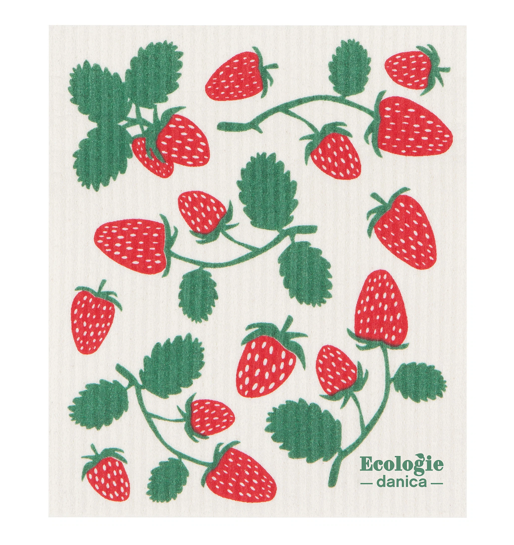 Swedish Sponge Cloth | Strawberries