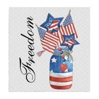 Swedish Sponge Dish Cloth | 4th of July Patriotic Freedom