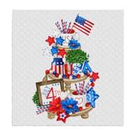 Swedish Sponge Dish Cloth | 4th of July Patriotic Independence Day