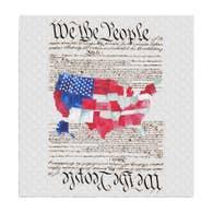 Swedish Sponge Dish Cloth | 4th of July Patriotic We the People