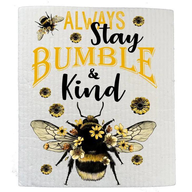 Swedish Sponge Dish Cloth | Bees Always Stay Bumble & Kind