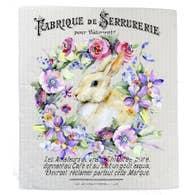 Swedish Sponge Dish Cloth | Easter Bunny French Flowers