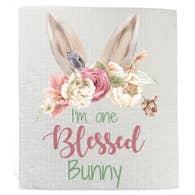 Swedish Sponge Dish Cloth | Easter One Blessed Bunny