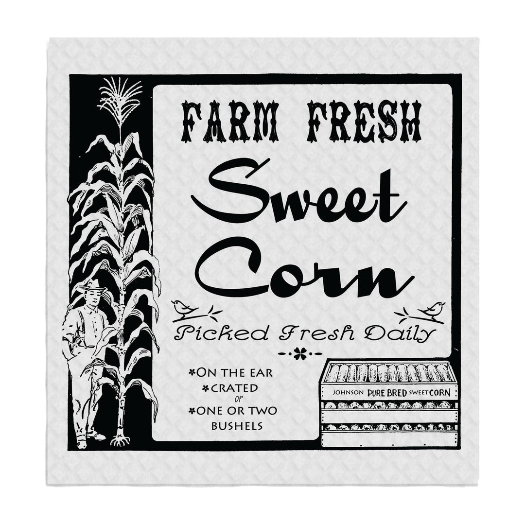 Swedish Sponge Dish Cloth Farm Fresh Sweet Corn
