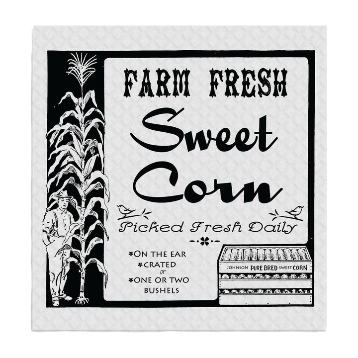 Swedish Sponge Dish Cloth Farm Fresh Sweet Corn
