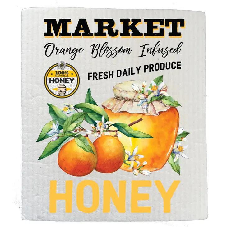 Swedish Sponge Dish Cloth | Farmers Market Orange Blossom Honey
