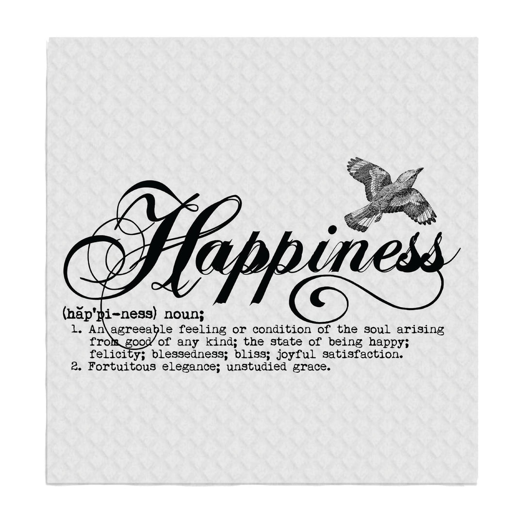 Swedish Sponge Dish Cloth Happiness