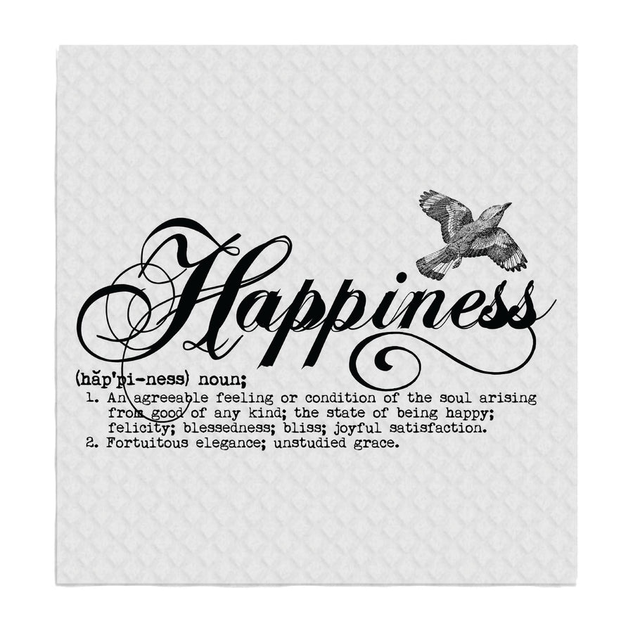 Swedish Sponge Dish Cloth Happiness