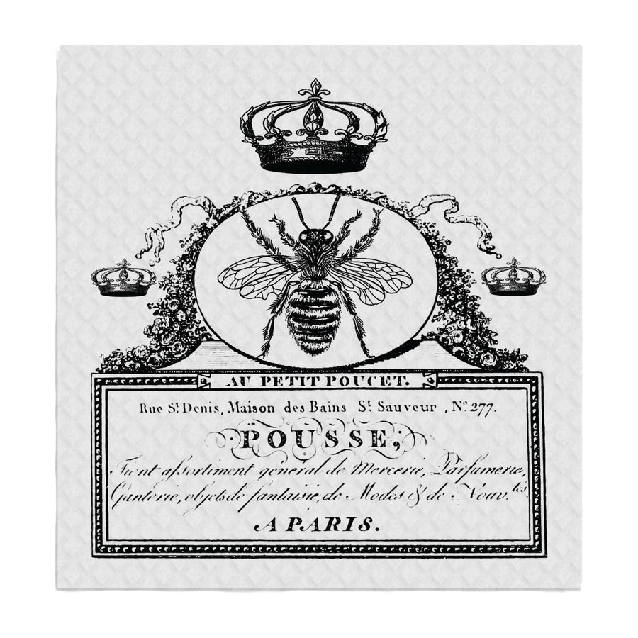 Swedish Sponge Dish Cloth Paris Queen Bee
