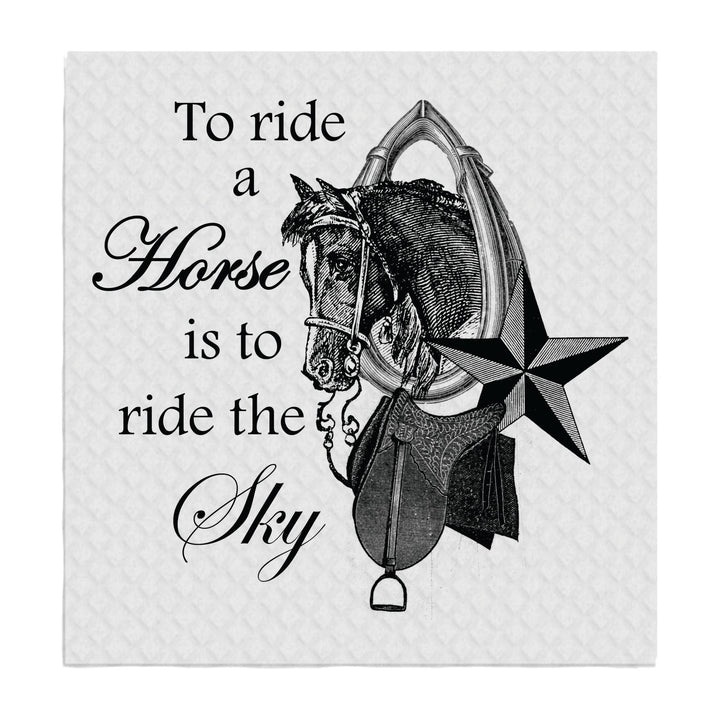 Swedish Sponge Dish Cloth Ride A Horse