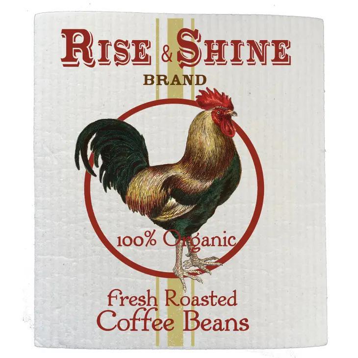 Swedish Sponge Dish Cloth | Rise & Shine Rooster Coffee