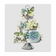 Swedish Sponge Dish Cloth | Succulents Tray