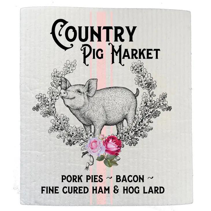 Swedish Sponge Dish Cloth | Vintage Country Pig Farmer Market