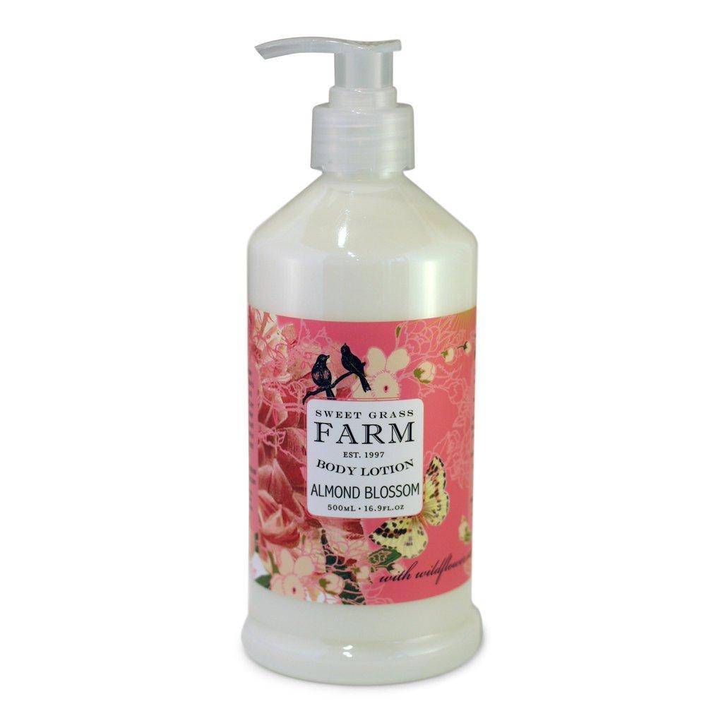 Sweet Grass Farm Body Lotion With Wildflower Extracts Almond Blossom