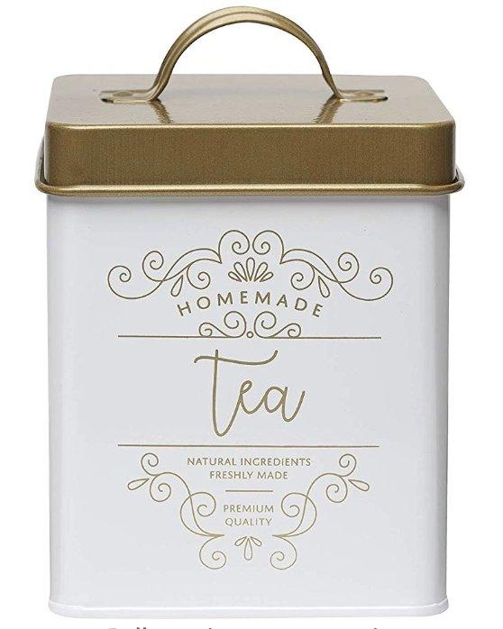 Harper Gold Metal Canister Tea