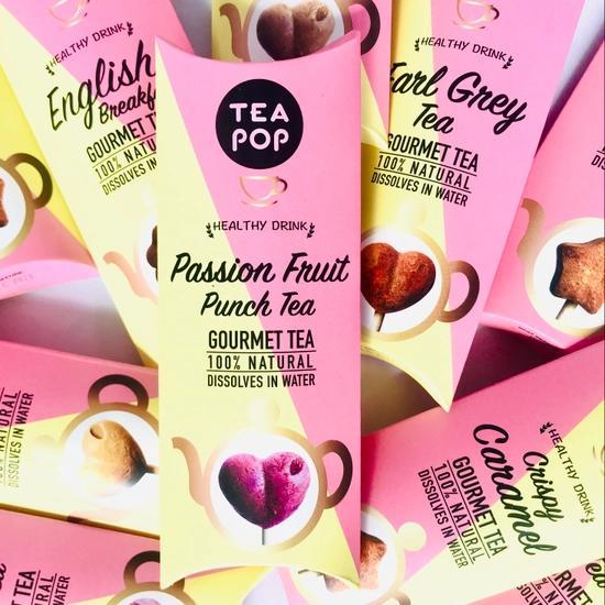 Tea-Pops Tea on a Stick | Passion Fruit Punch Tea