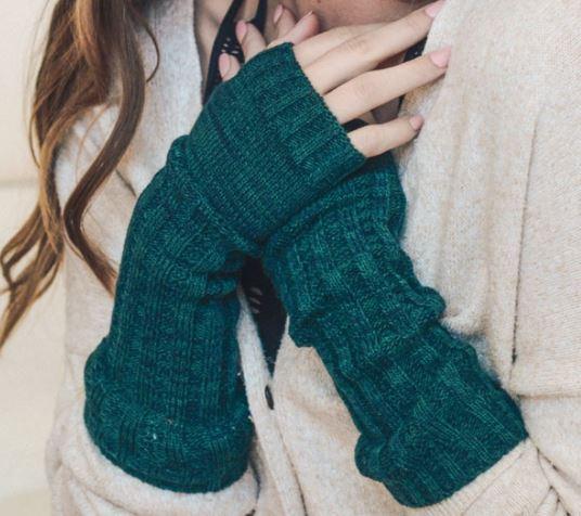 Teal Arm Warmers