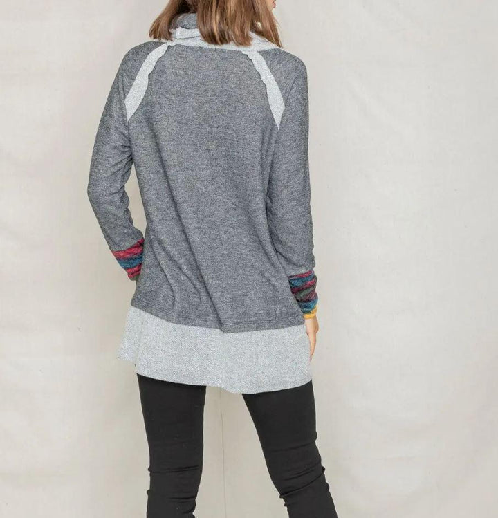 Terry Cowl Neck Tunic