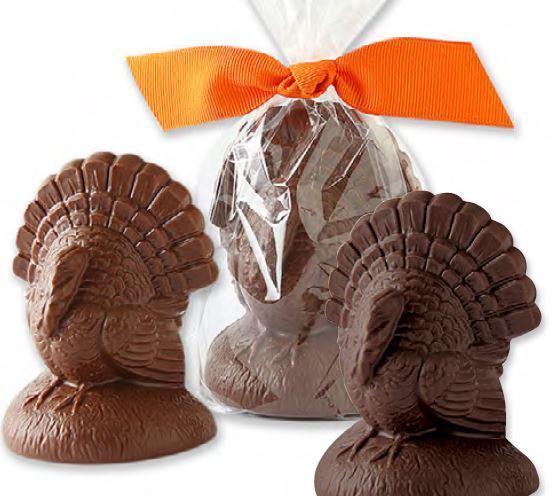 Thanksgiving Chocolate Turkey Placesettings