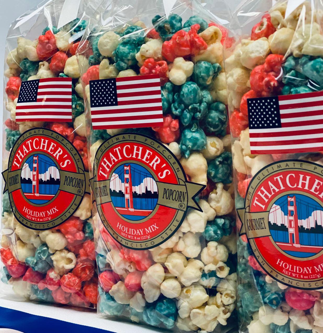 Thatcher's Gourmet Carmel Popcorn | Patriotic