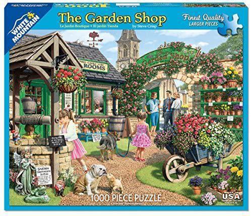 The Garden Shop 1000 Piece Jigsaw Puzzle by White Mountain Puzzle