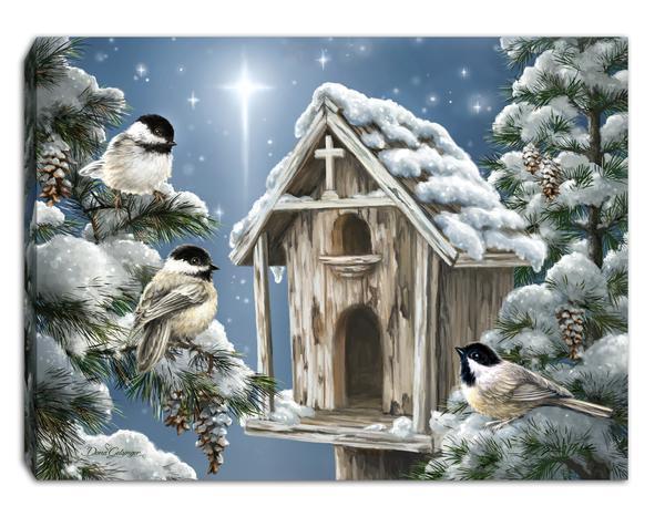 The Gift of Peace - Lighted Tabletop Canvas