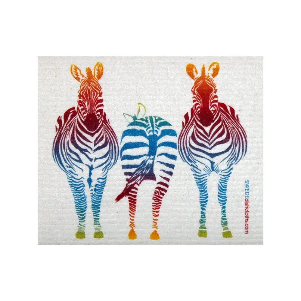 The Original SWEDEdishcloth | Colorful Zebras