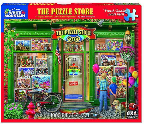 The Puzzle Store 1000 Piece Jigsaw Puzzle by White Mountain Puzzle