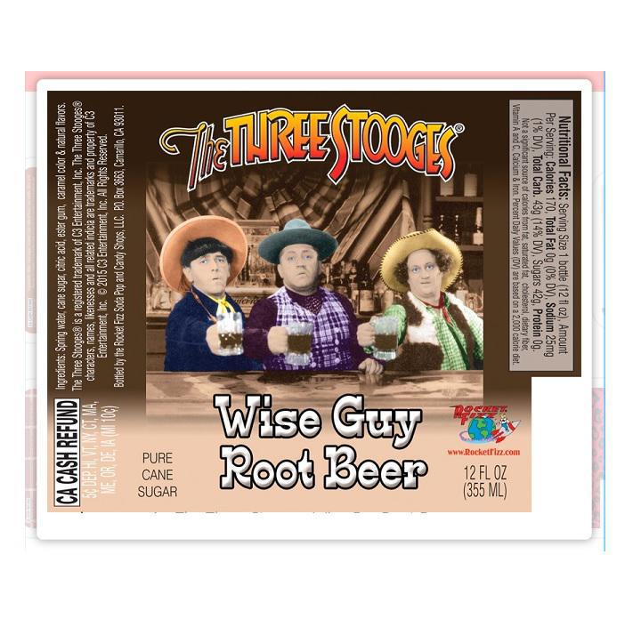 The Three Stooges Wise Guy Root Beer