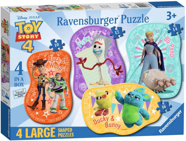 The Toys are Back!  4 Shaped Puzzles by Ravensburger