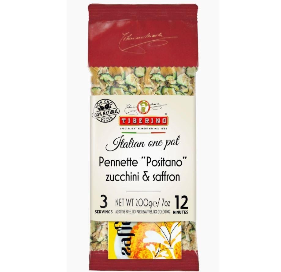 Tiberino Italian One Pot Meal | Pennette with Zucchini and Saffron