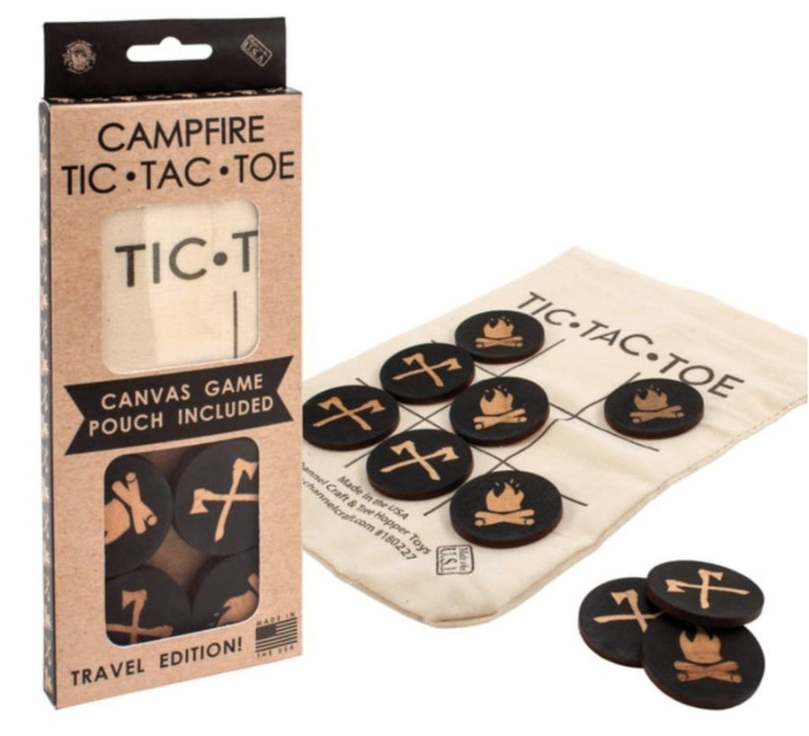 Tic Tac Toe Game Camping Travel Edition