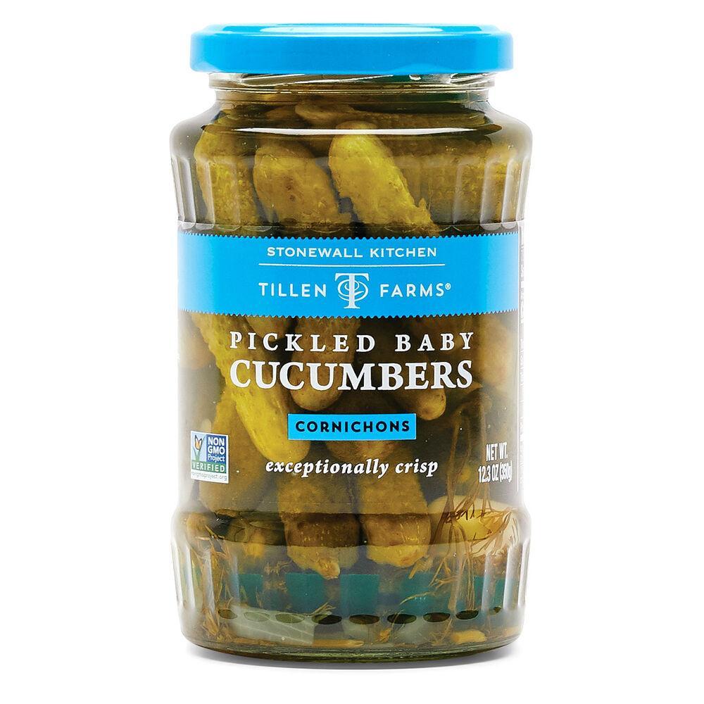 Tillen Farms Pickled Baby Cucumbers Cornichons