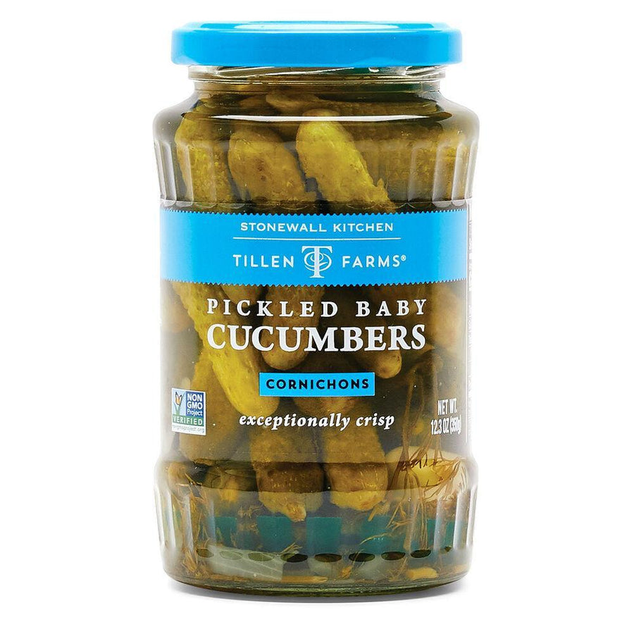 Tillen Farms Pickled Baby Cucumbers Cornichons
