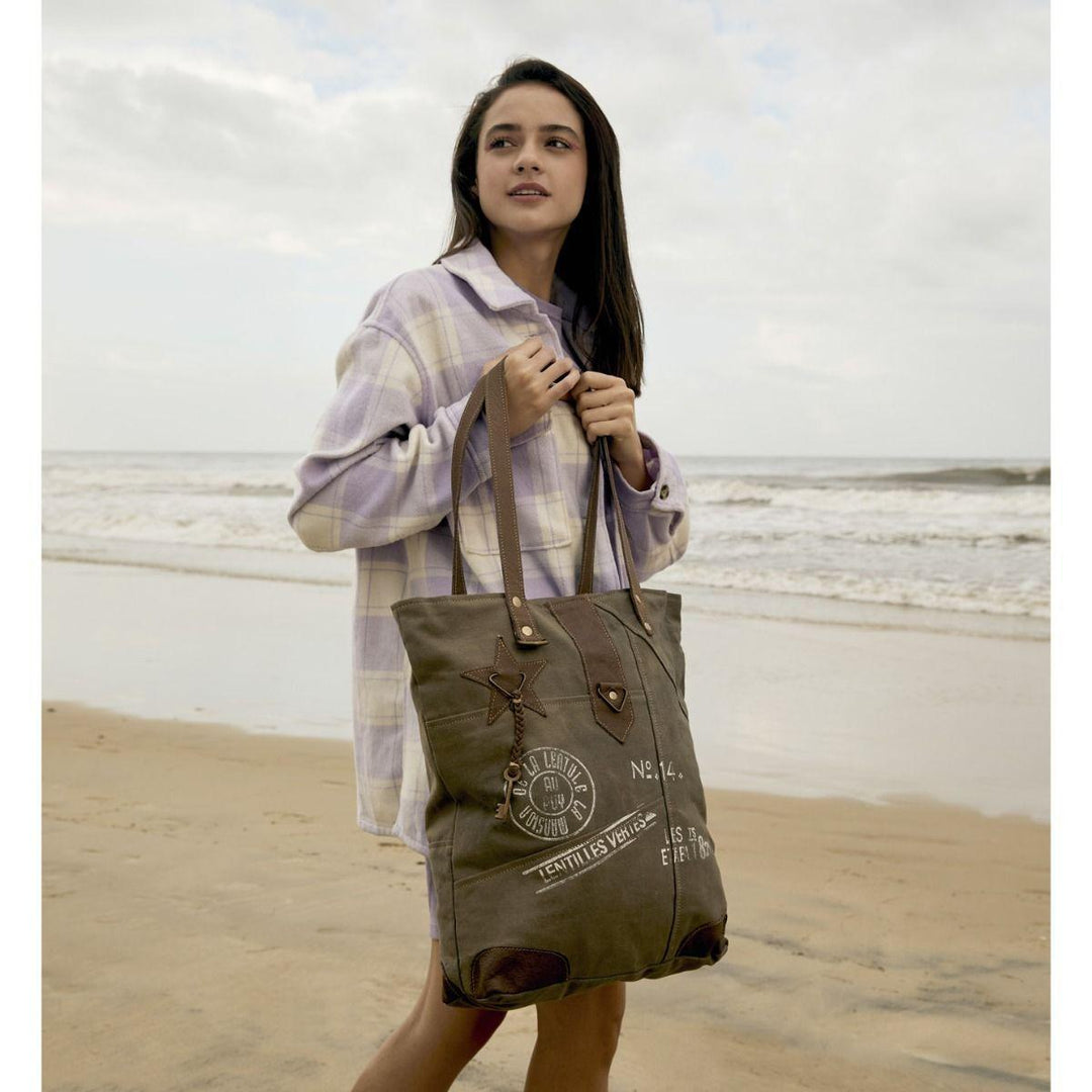 Time's Wheel Tote Bag