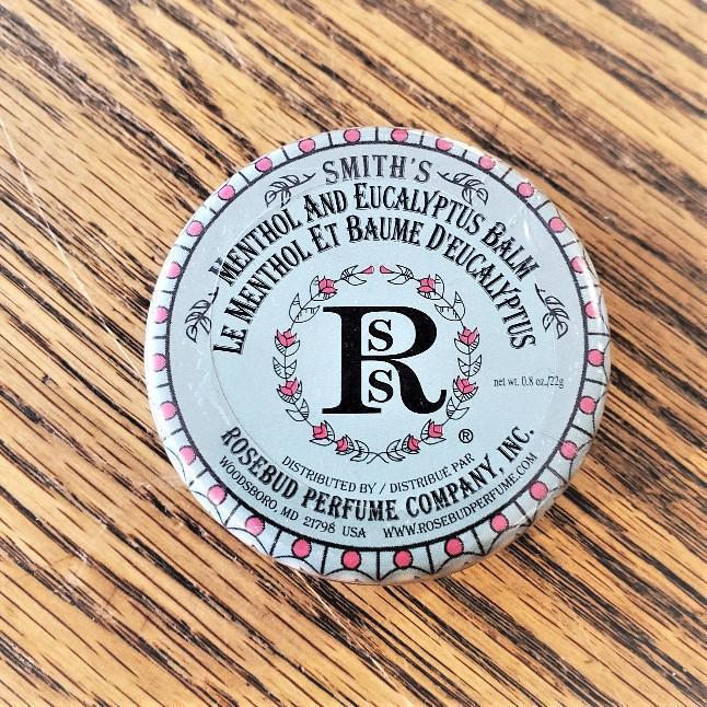 Rosebud Perfume Co. Smith's Lip Balm | Menthol & Eucalyptus Tin (0.8 oz)